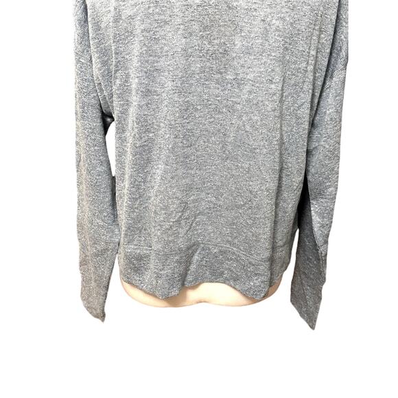 Weatherproof Vintage Texture Melange Sweater Long Sleeve Side Pockets Blue M NWT - Picture 8 of 11